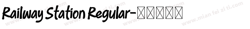 Railway Station Regular字体转换